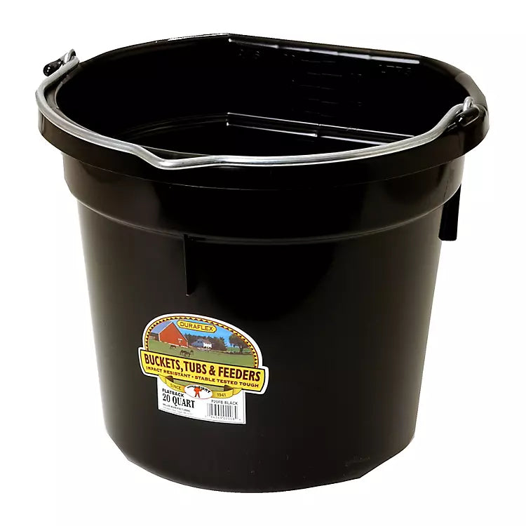 DuraFlex Flat Back Bucket 20 Qt