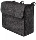 Black Tooled Leather
