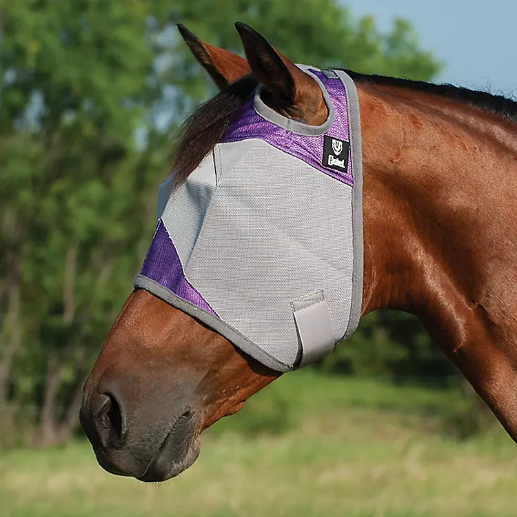 Cashel Crusader Patterned Fly Mask with Ears