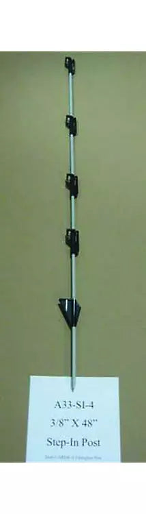 StepIn Fence Post 3/4x4ft Silver