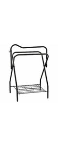 Equiessent Portable Saddle Rack Black