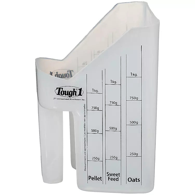 Tough1 Feed Scoop w. Measurements