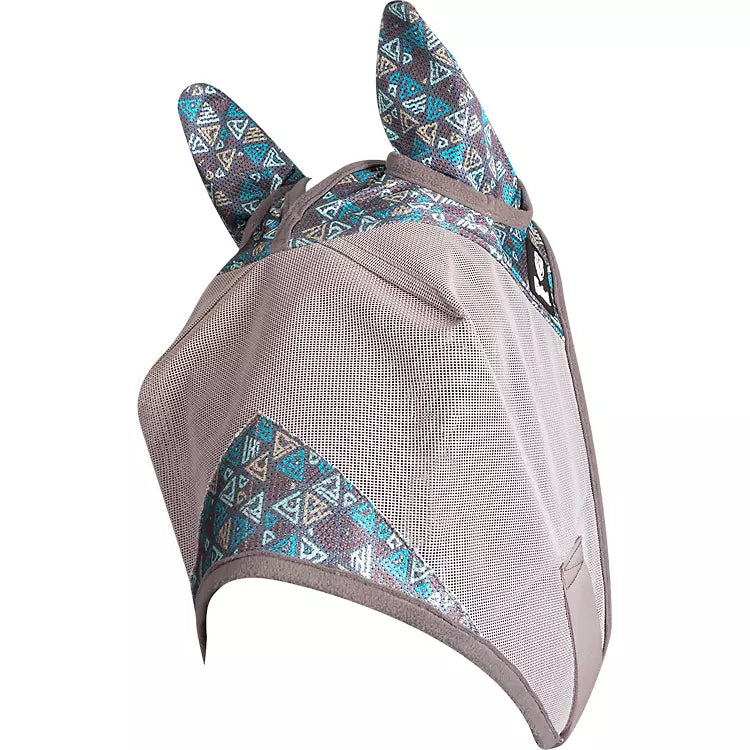 Cashel Crusader Patterned Fly Mask with Ears