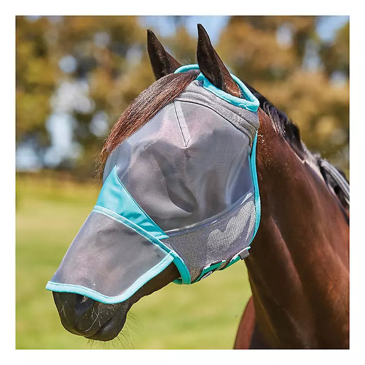 WB Deluxe Fine Mesh Fly Mask w.Nose