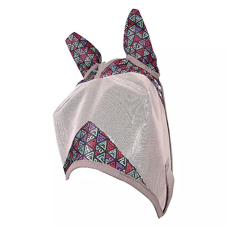Cashel Crusader Patterned Fly Mask with Ears