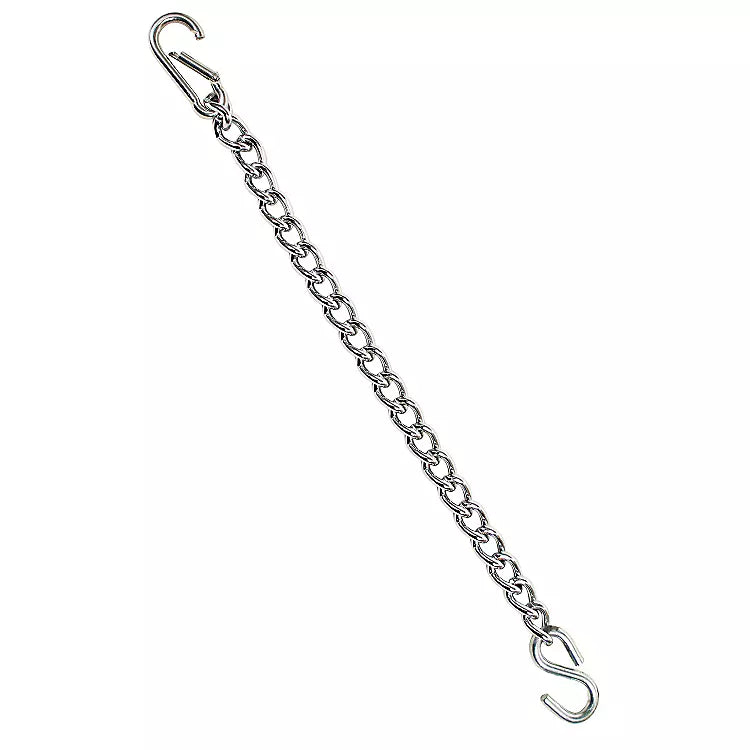 Reinsman Curb Chain with Snap and S Hook