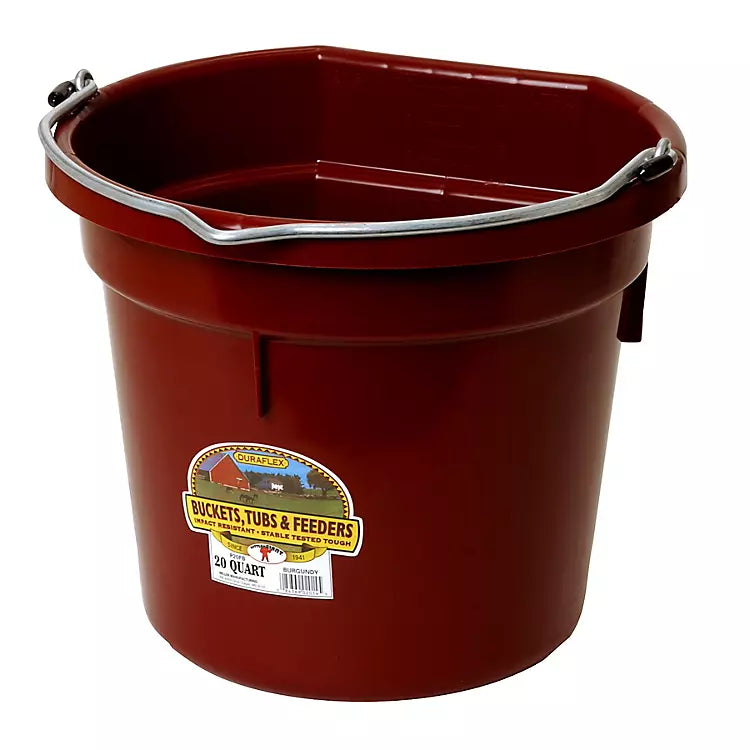 DuraFlex Flat Back Bucket 20 Qt