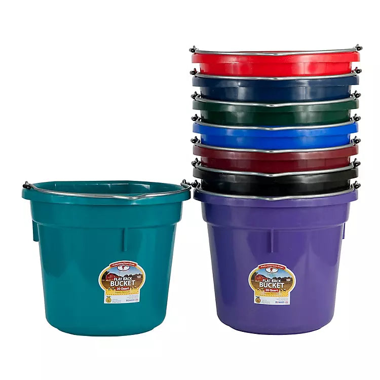 DuraFlex Flat Back Bucket 20 Qt
