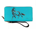 AWST Lila Linear 3-Qtr Horse Wallet